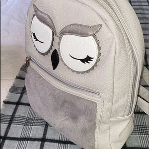 betsey johnson owl backpack